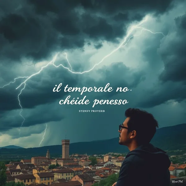Immagine: Il temporale non chiede permesso