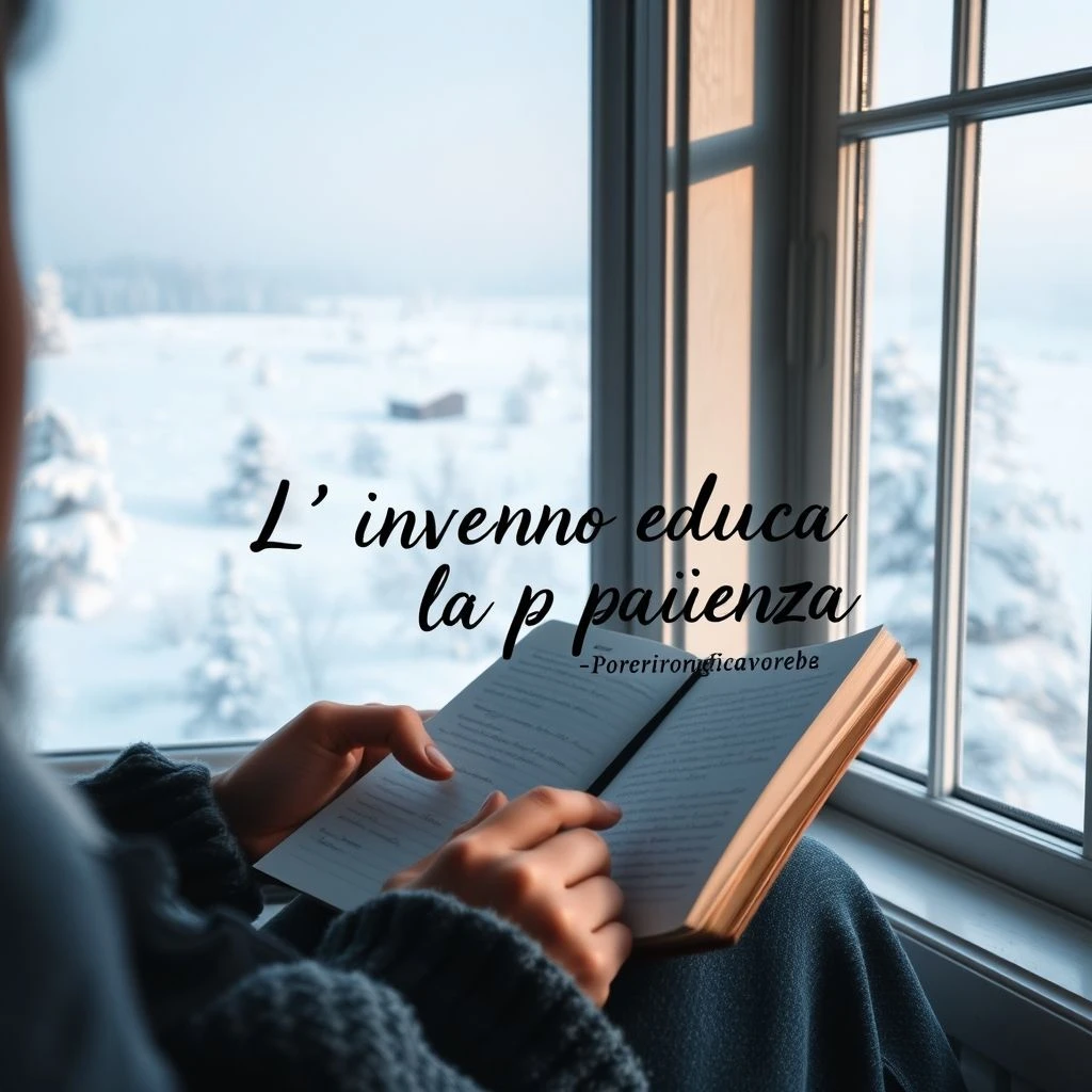 L’inverno educa la pazienza Bedeutung, Ursprung und Anwendung erklärt