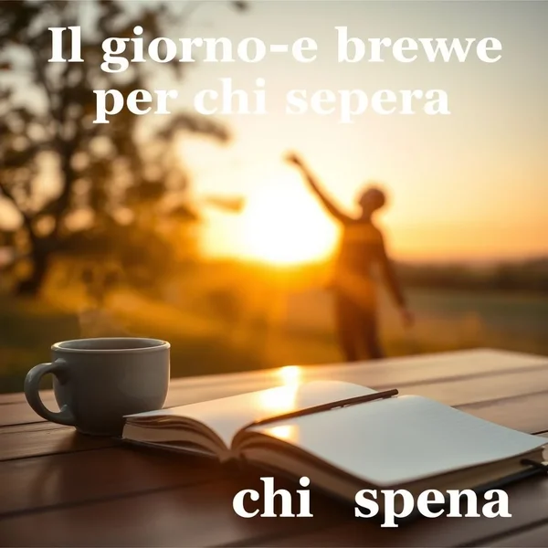 Il giorno è breve per chi spera